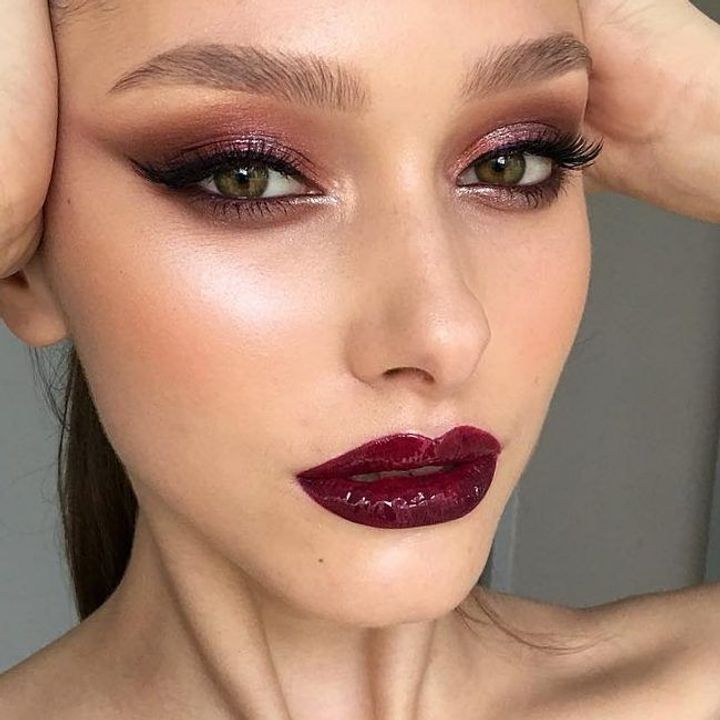 Berry-Toned Eyeshadow