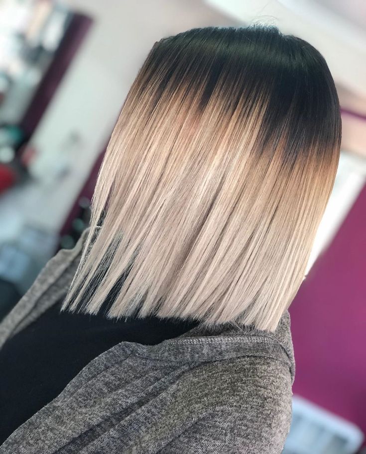 Blunt Bob with Ombre