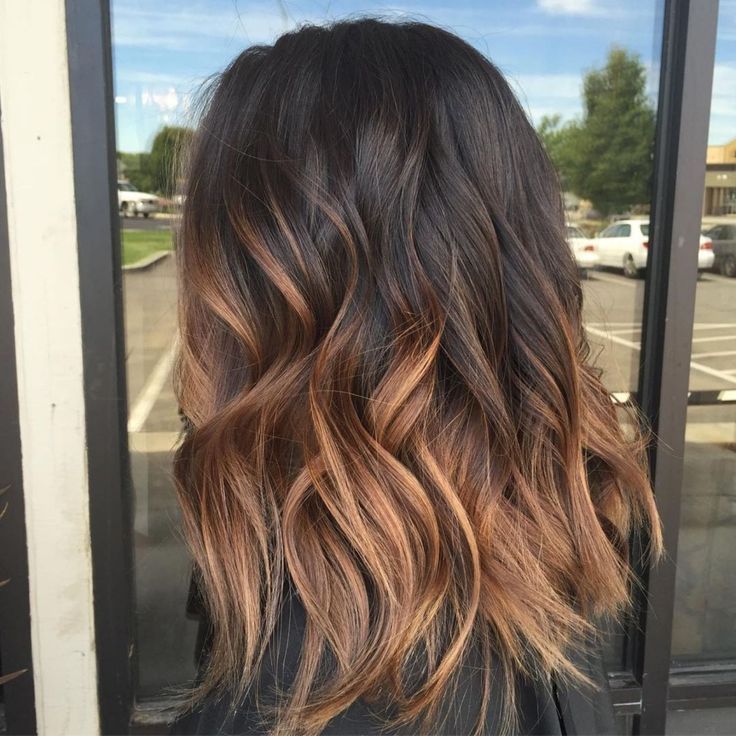 Chocolate Caramel Ombre