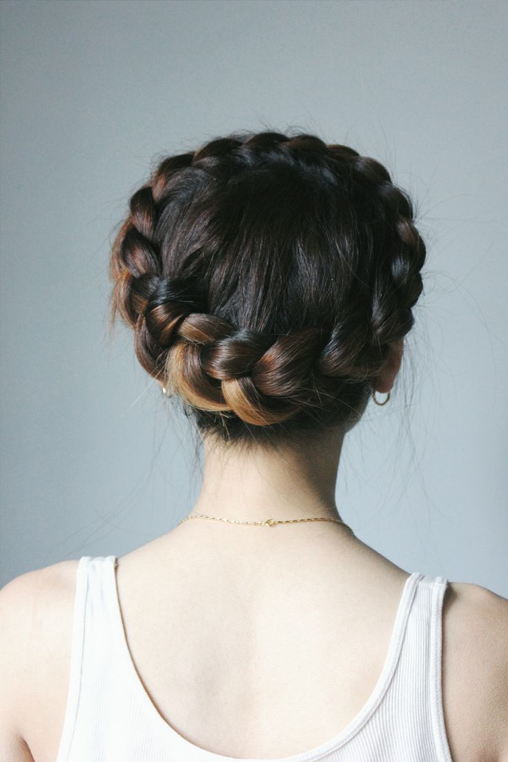 Dutch Crown Braid