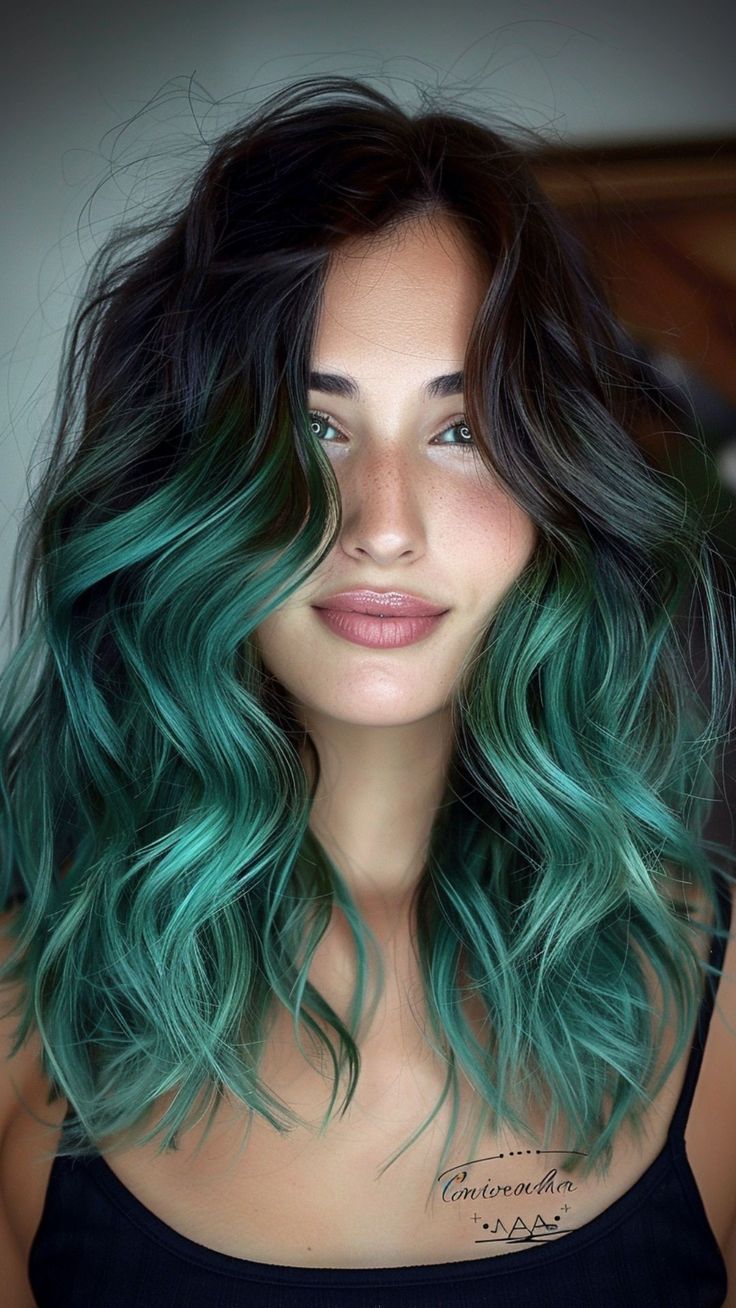 Emerald Green Ombre