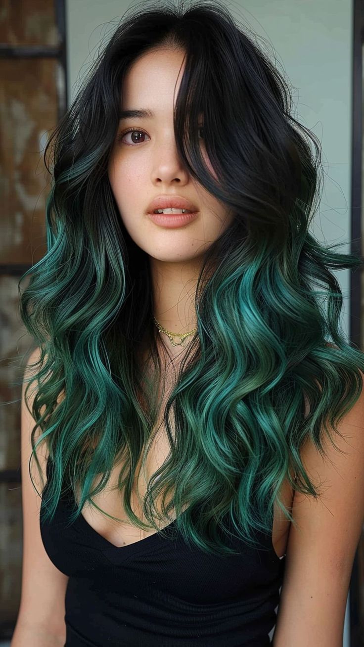 Forest Green Ombre