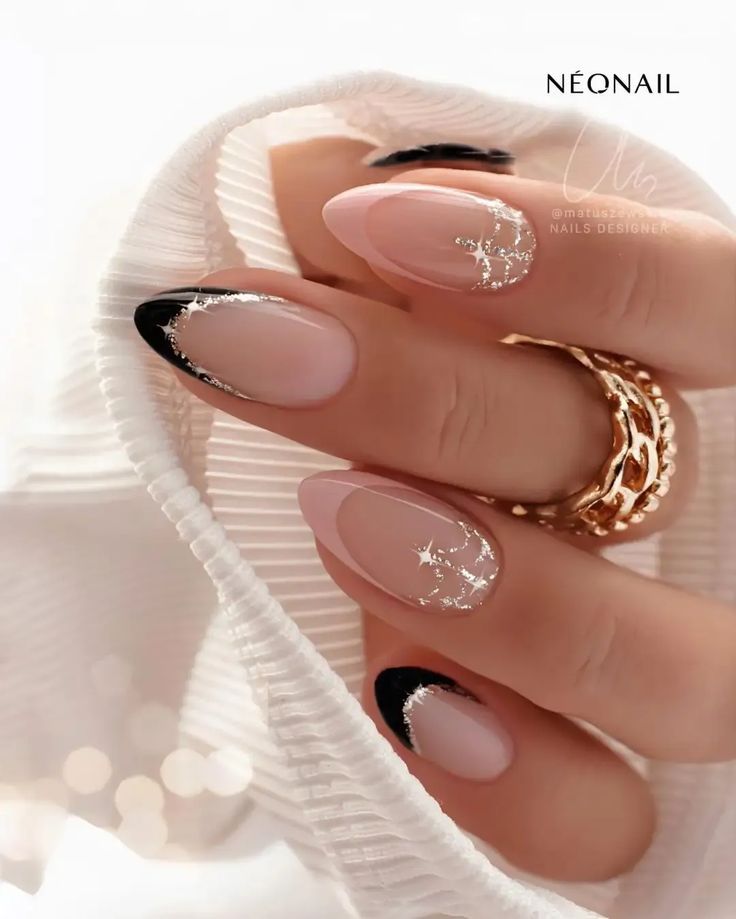 French Manicure with a Twist