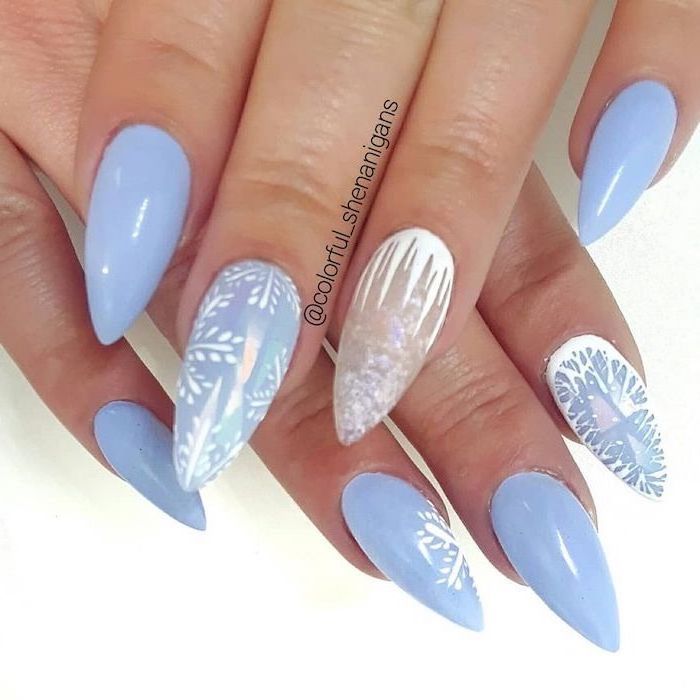 Icy Blue Hues