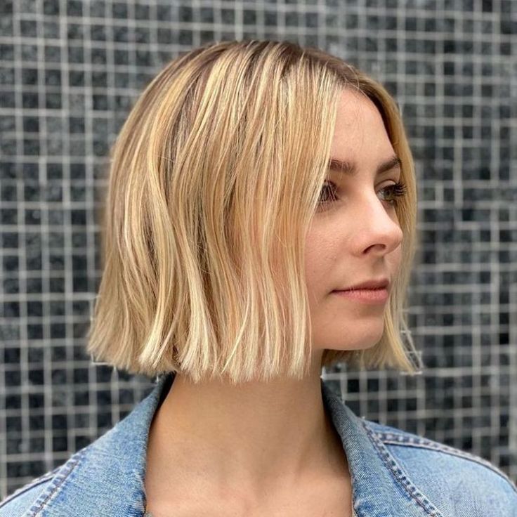 Layered Blunt Bob