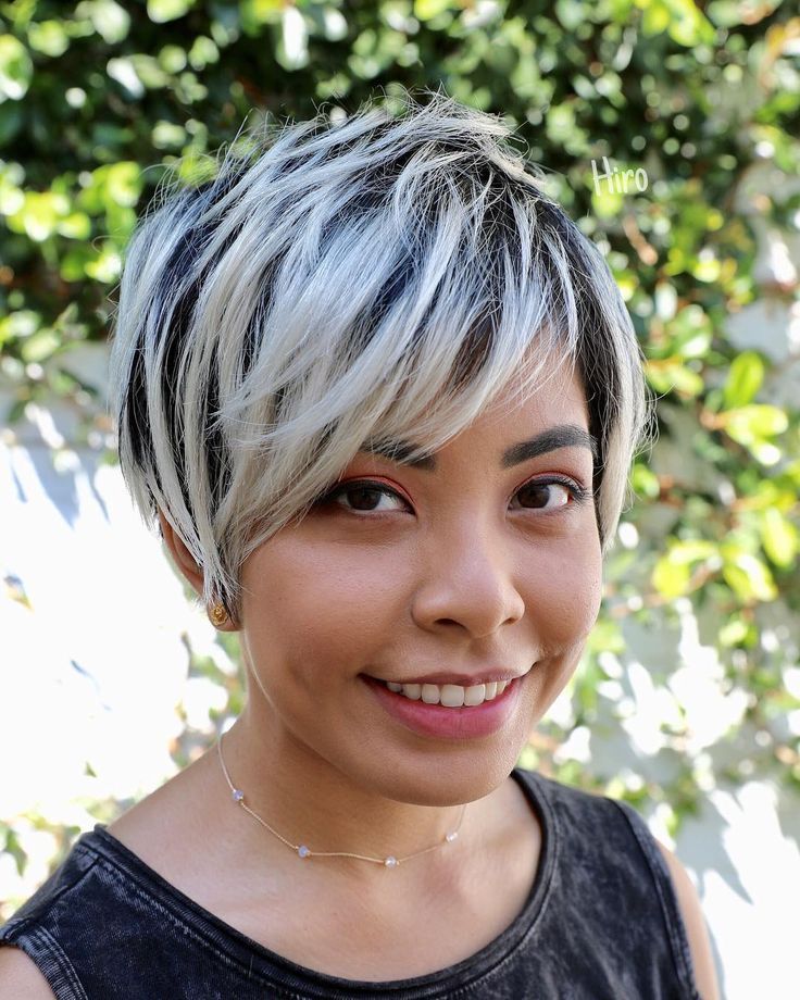 Layered Pixie with Highlights