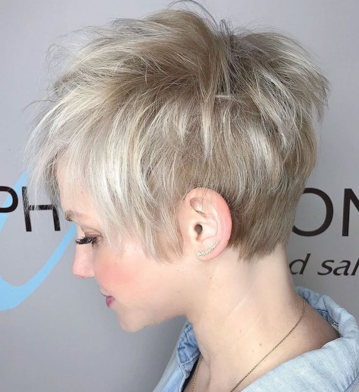 Messy Layered Pixie