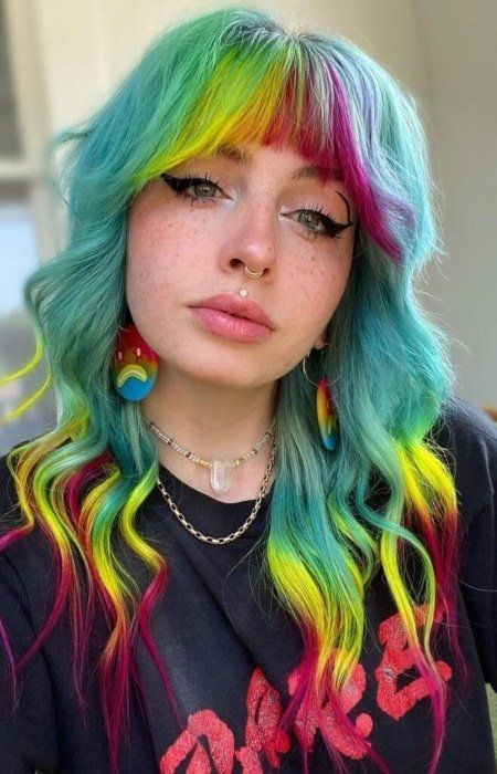 Neon-Colored Hair