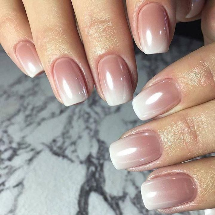 Nude Ombre Nails