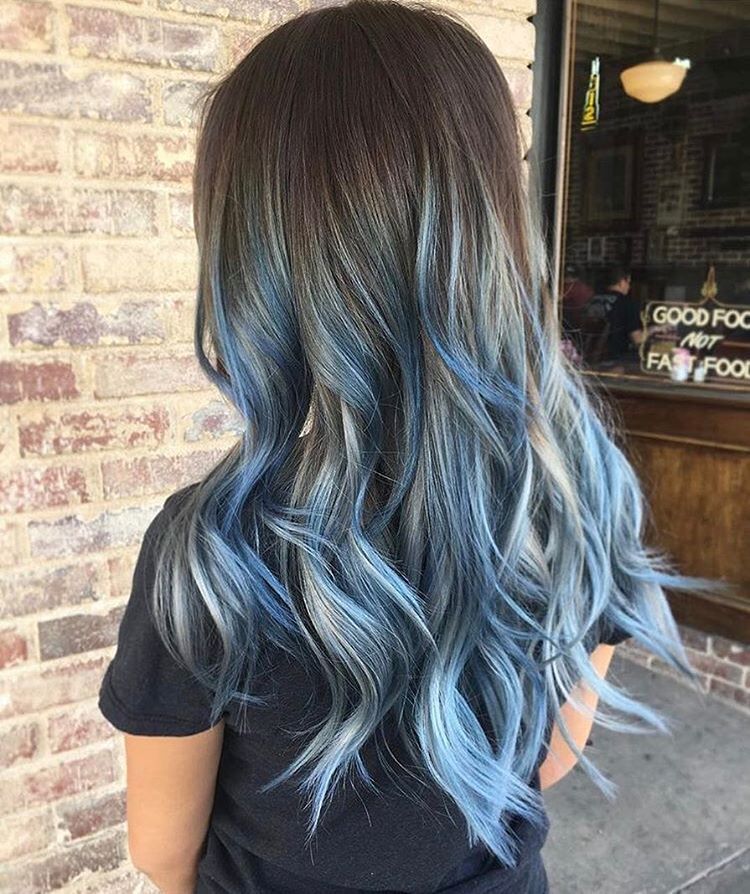 Pastel Blue Tips