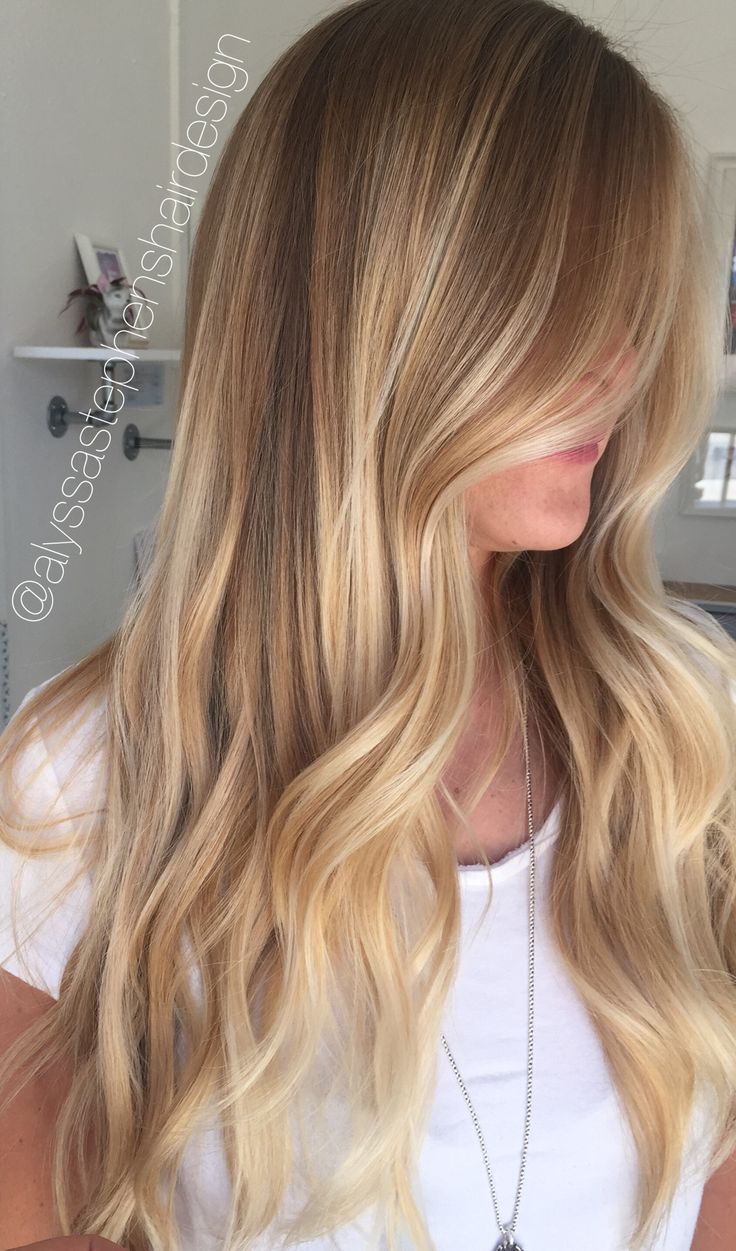 Sun-Kissed Blonde Balayage