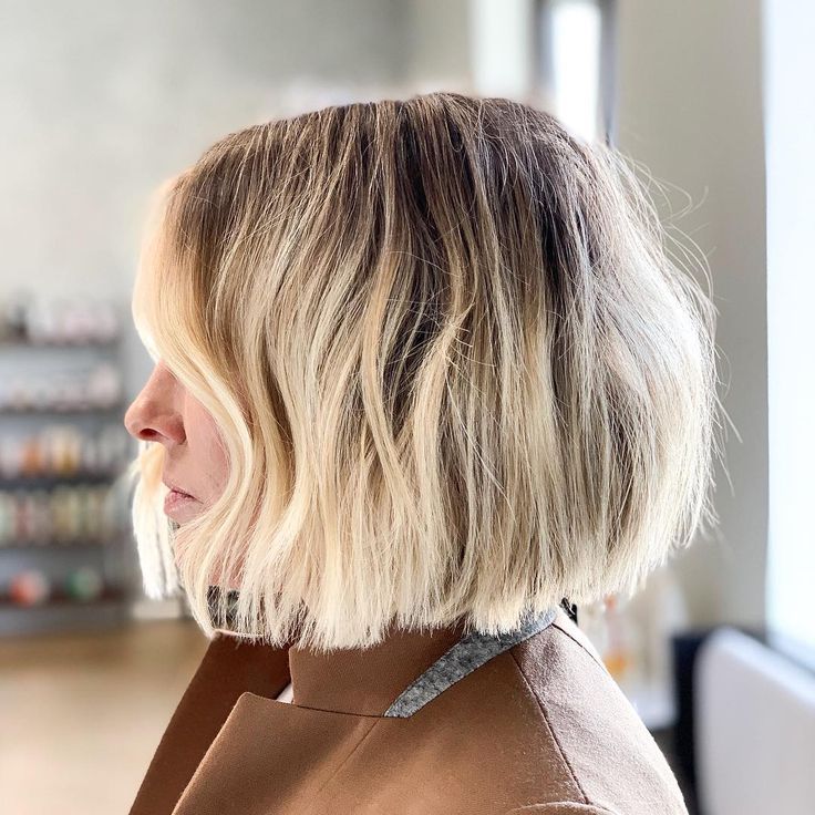 Textured Blunt Bob