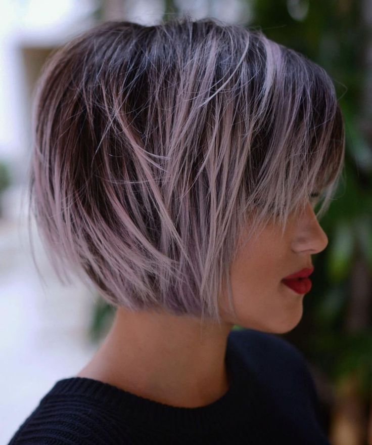 Textured Layered Bob