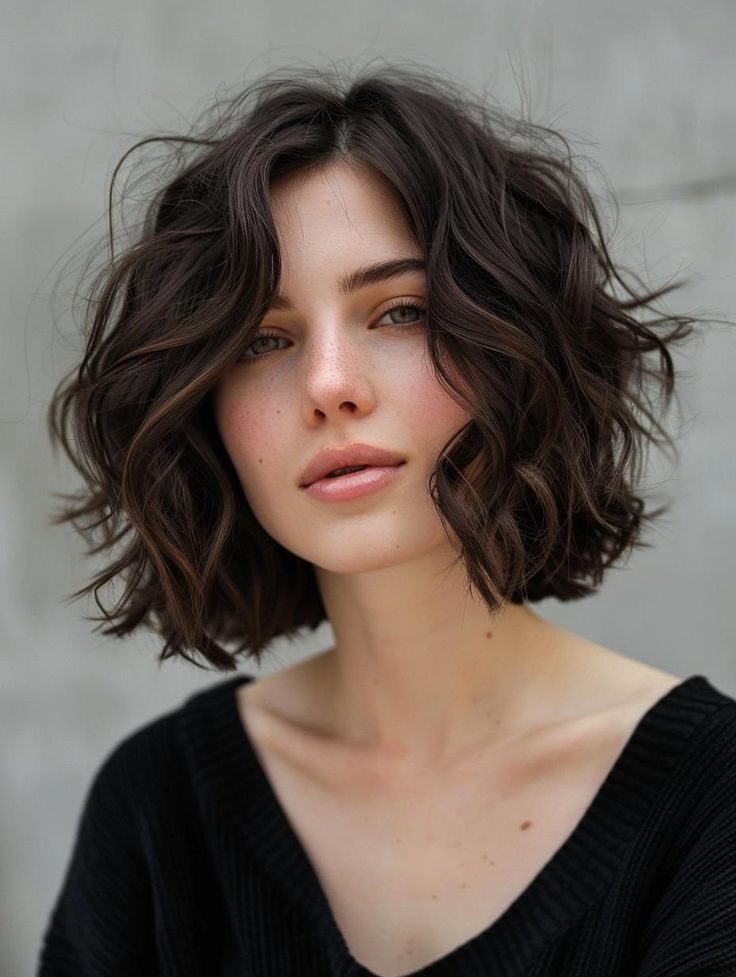 Wavy Layered Bob