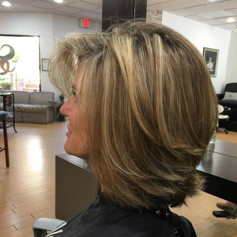 Layered Shoulder-Length Cut